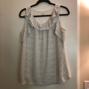 White LOFT bird detail tank, size L